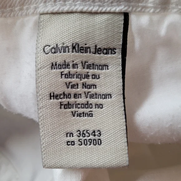 Calvin Klein Jeans Womens White Ultimate Skinny Jeans size 8 - Picture 6 of 7